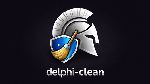 delphi-clean logo